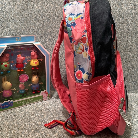 Peppa Pig character set!!!!! Fun at the Fair!!!  PLUS Peppa Pig Backpack!!! NEW! - Picture 3 of 7
